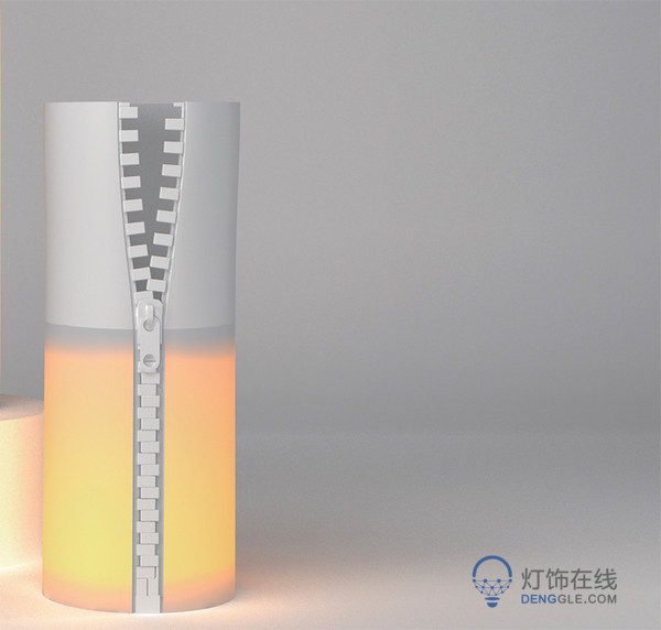 ”今年最有创意的一盏灯……开关竟然是拉链,拉在一起就能亮!” led,台灯,今年最有创意的一盏灯……开关竟然是拉链 拉在一起就能亮!